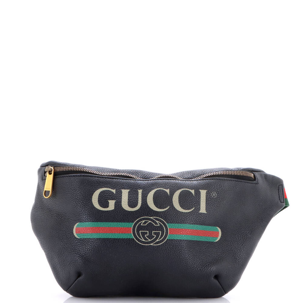 Gucci Medium Logo Belt Bag Printed Leather